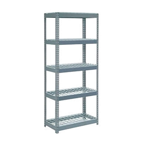 Boltless Extra Heavy Duty Shelving 36"W x 18"D x 72"H, 6 Shelves, Wire Deck