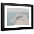 thumbnail image 1 of Bolton Coit Brown 24x20 Black Modern Framed Museum Art Print Titled - Chinese Fishing Village, Monterey Bay, California (1890-1900), 1 of 5