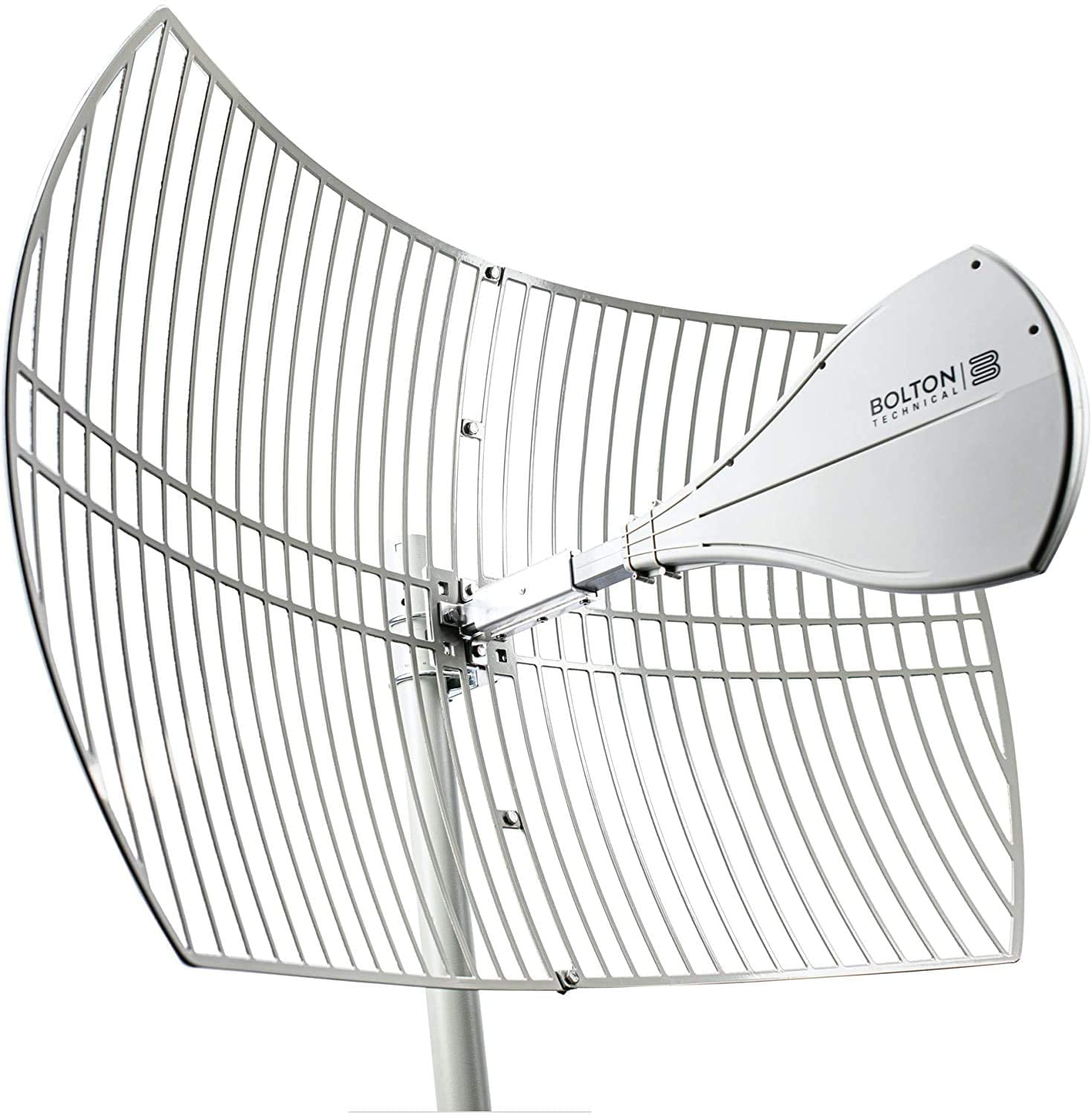 Bolton Technical Long Ranger Antenna | Upgraded Parabolic - Up to 20 Miles Range | All Cell Bands: 5G, 4G, LTE | WiFi 2.4/5 GHz WiFi 6 | High Gain Cellular/WiFi Antenna up to +28 dB | All Carriers