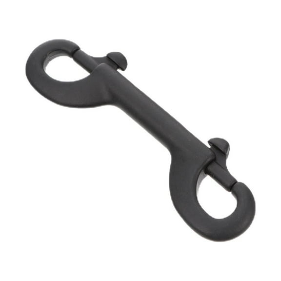 Double Ended Stainless Steel Dog Leash Clips Bolts Clasp with Snap Hook for Pet Outdoor Use Double Hook