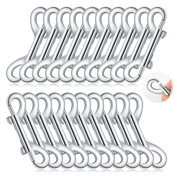 Bolts Hook Dog Leash Clip Dog Chain Connector Replacement Dog Leash Fastening Hook Chain 10/20pieces