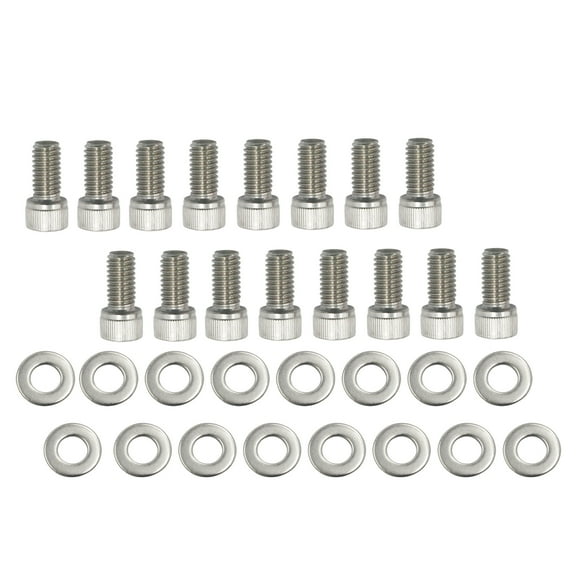 Bolts,Steel Kit Block Allen Socket Head 351w 351c 5.0l Header Stainless Steel 289 302 Block 260 289 Stainless Steel Kit 302 351w 351c Sbf Header Huiop Buzhi Head 3/8 Mil-spec 3/8 Mil-spec An
