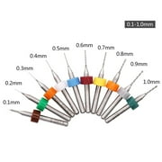 Bolts10 Pcs Tool Metal Woodworking Circuit Engraving Carbide Micro Cnc Pcb Drill Bits Clearance Sale