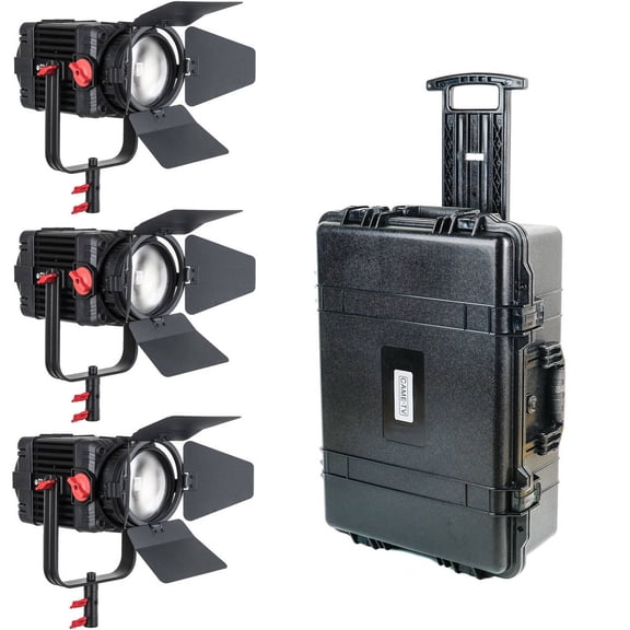 Came-TV Boltzen F-150S 150W Fresnel Focusable LED Bi-Color 3-Light Kit