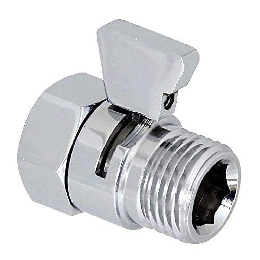 Boluotou Shower Shut Off Valve, Water Flow Control Shut Off Valve G1/2