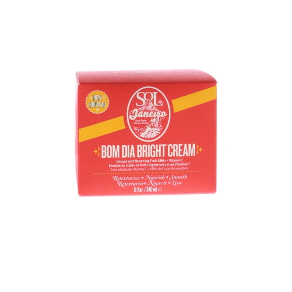 Bom Dia Bright Cream by Sol De Janeiro, 8 oz Body Cream