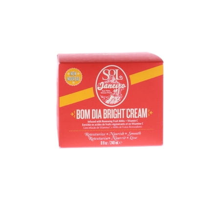 Bom Dia Bright Cream by Sol De Janeiro, 8 oz Body Cream