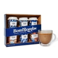 thumbnail image 1 of Thoughtfully Bombombs Coffee Mix Gourmet Gift Set in Mini Cup Packaging, Includes 6 Instant Coffees in House Blend and Caramel Flavors, Small Gift Basket, 1 of 7