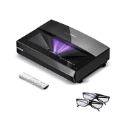 Ultimea Bomaker Ultra Short Throw Projector 4K, Smart Triple Laser TV with HDR 10, 2500 ANSI Lumens, MEMC, DTS Sound, WiFi Bluetooth Home Theater Laser Projector, 15000:1 Dynamic Contrast Ratio