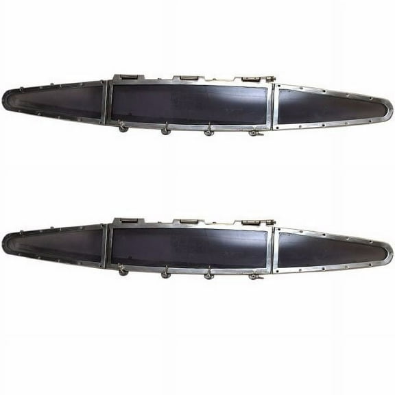 Bomar Boat Elliptical Portlight Windows | 73 x 8 1/4 Inch (Pair)