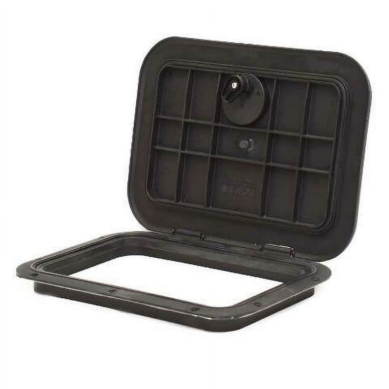 Bomar Boat Inspection Hatch G7711-11TMT | 7 x 11 Inch Black