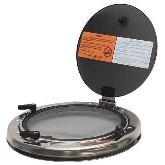 Bomar Boat Portlight Window Hatch GLG302GY06 | 10 3/4 Inch Frosted