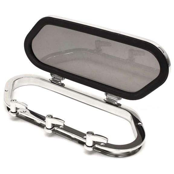 Bomar Boat Portlight Window Y317POR.75LSLSA | 18 x 6 1/2 Inch (PORT)