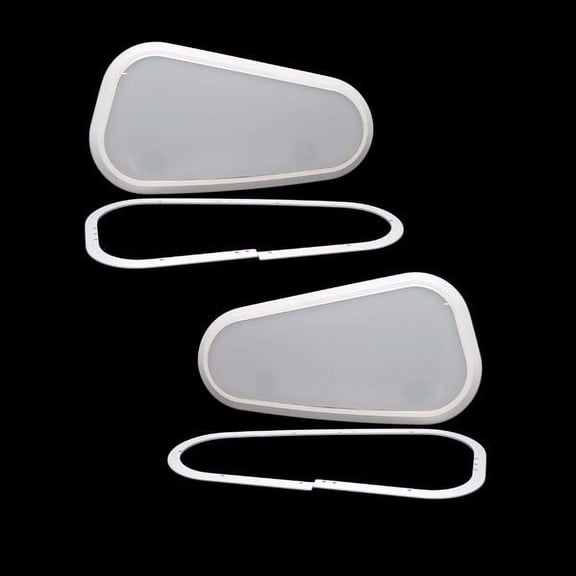 Bomar Boat Ventilation Hatches | Thunderbird 24 x 13 Inch (Set of 2)