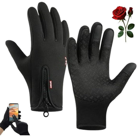 Bomaze Winter Gloves,Bomaze Winter Touch Screen Thermal Gloves,Waterproof & Windproof Thermal Gloves