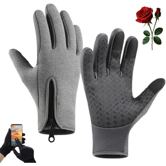 Bomaze Winter Gloves,Bomaze Winter Touch Screen Thermal Gloves,Waterproof & Windproof Thermal Gloves