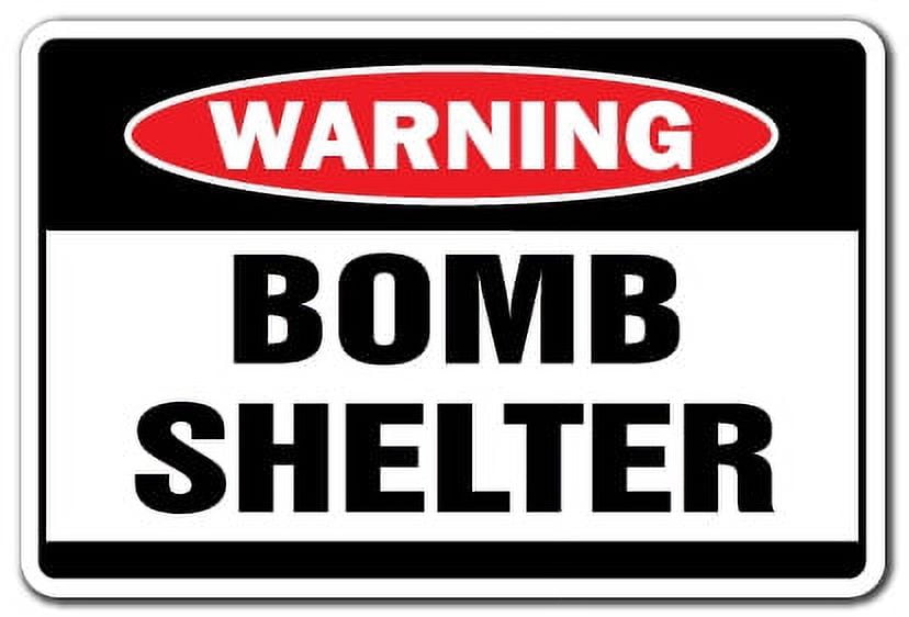 Bomb Shelter [3 Pack] of Vinyl Decal Stickers | Indoor/Outdoor | Funny ...