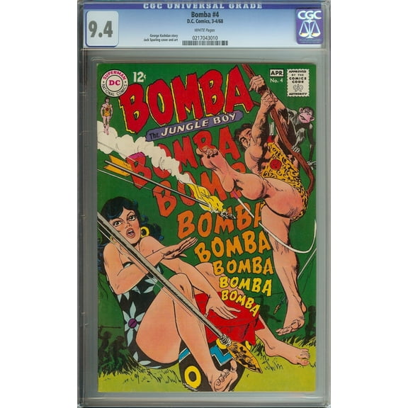 Bomba #4 - CGC 9.4 Comic Book