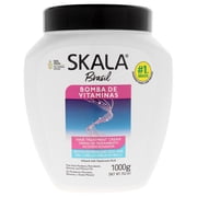 Skala Bomba de Vitaminas 2-in-1 Hair Treatment Cream & Leave In Conditioner for All Hair Types, 35.3 oz