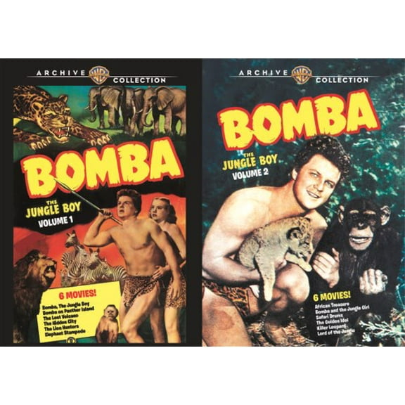 Bomba, The Jungle Boy, Volumes 1 & 2: All 12 Films (DVD-R / Warner Archive Collection)