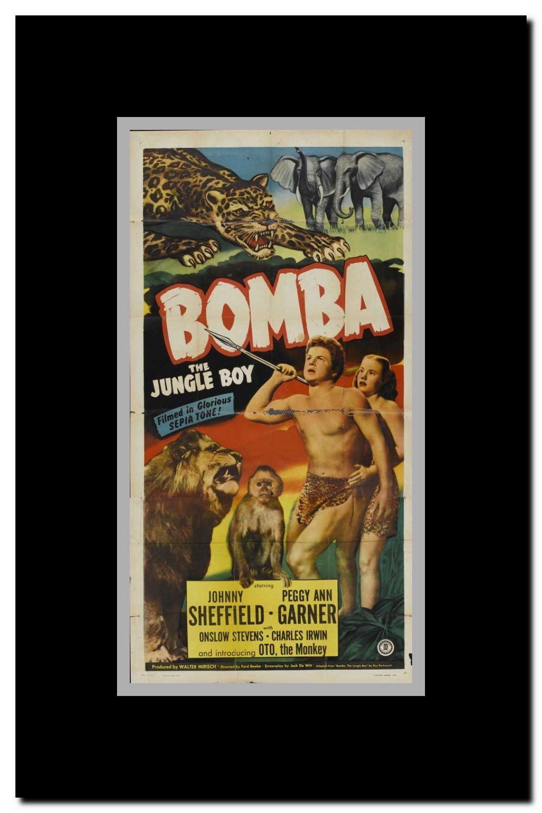 Bomba the Jungle Boy Framed Movie Poster