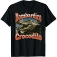thumbnail image 1 of Bombadiro Crocodilo Funny Italian Brainrot Graphic T-Shirt Unisex S-5XL Hot Trending Shirt, Vintage Birthday Gift, 1 of 2