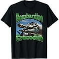 thumbnail image 1 of Bombadiro Crocodilo Funny Italian Brainrot Graphic T-Shirt Unisex S-5XL Hot Trending Shirt, Vintage Birthday Gift, 1 of 2