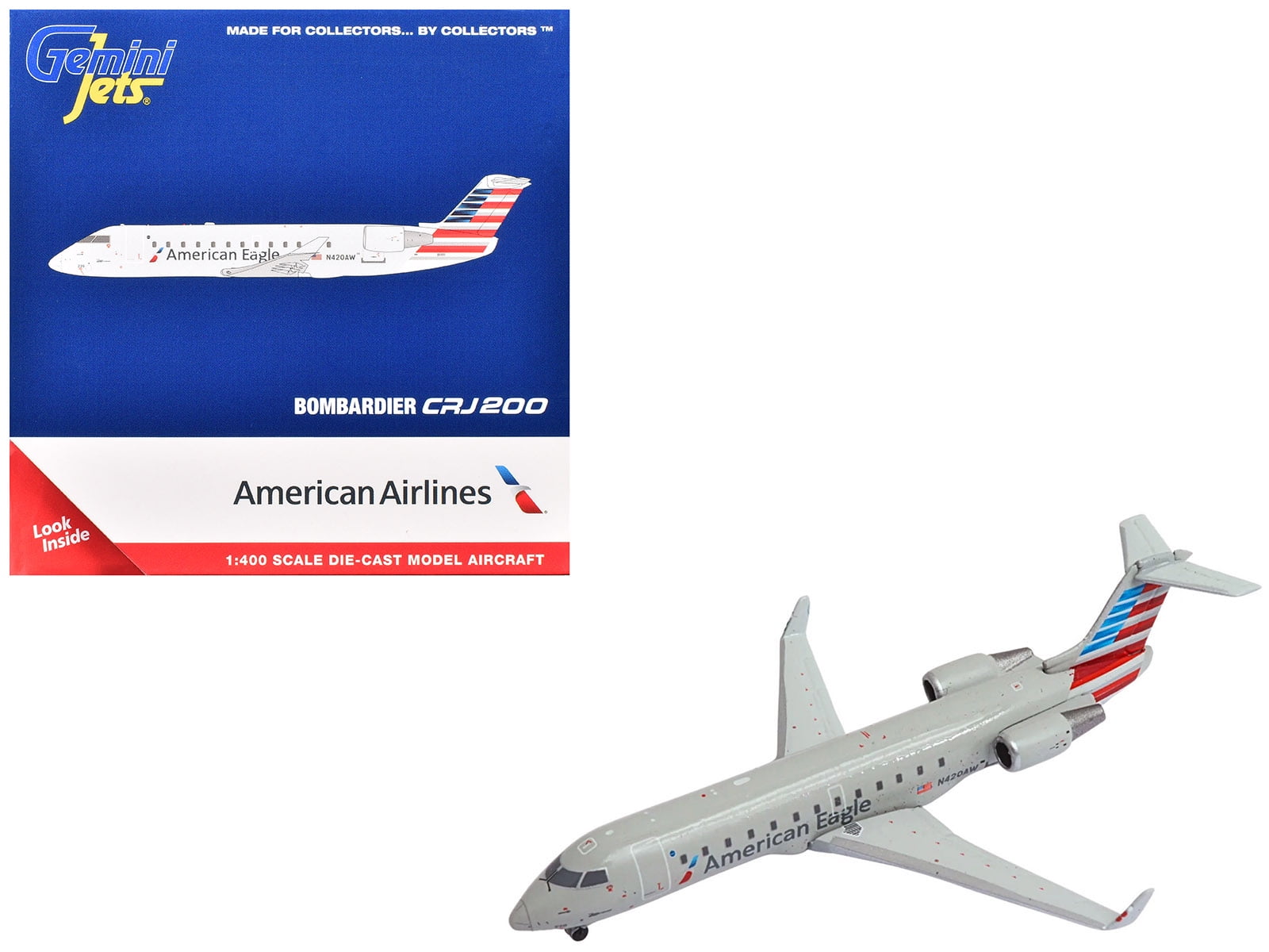 Gemini200｜アメリカン航空｜BOMBARDIER CRJ200 Bombardier CRJ200 Commercial Aircraft 