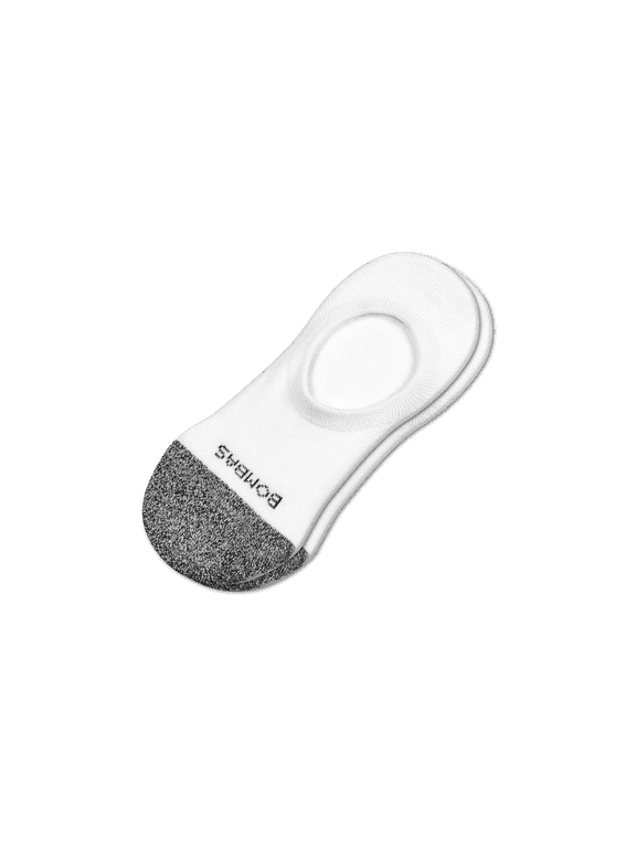 2-Pack Women's White No-Show Socks - Medium