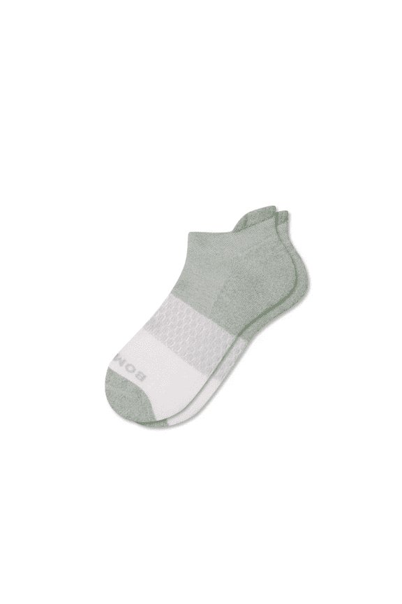 Bombas Men's Tri-Block Ankle Socks - Sage Stone 6-12