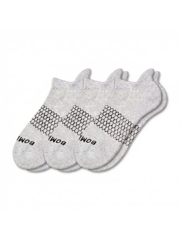 3 Pack Original's Grey Ankle Socks Size Large