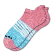Bombas Womens Ankle Socks Rose/Aqua, Medium