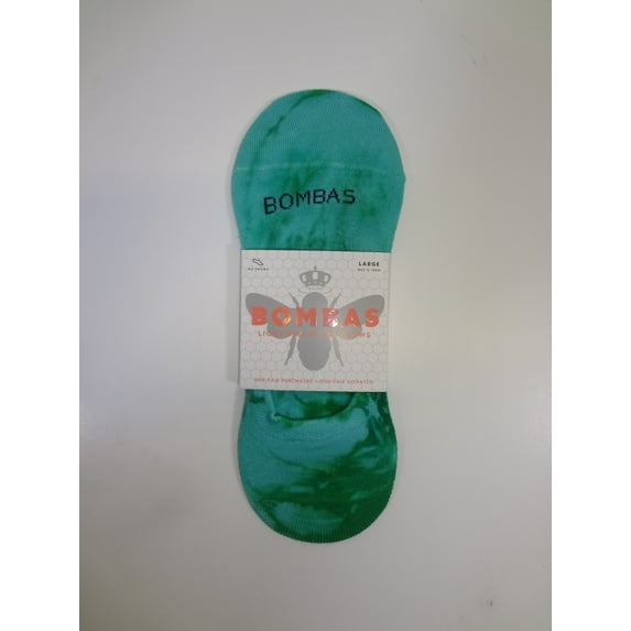 Bombas Women's lightweight Tie Dye No show Socks (L)