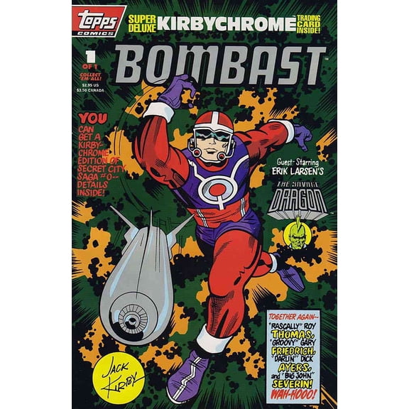 Bombast #1 VF ; Topps Comic Book