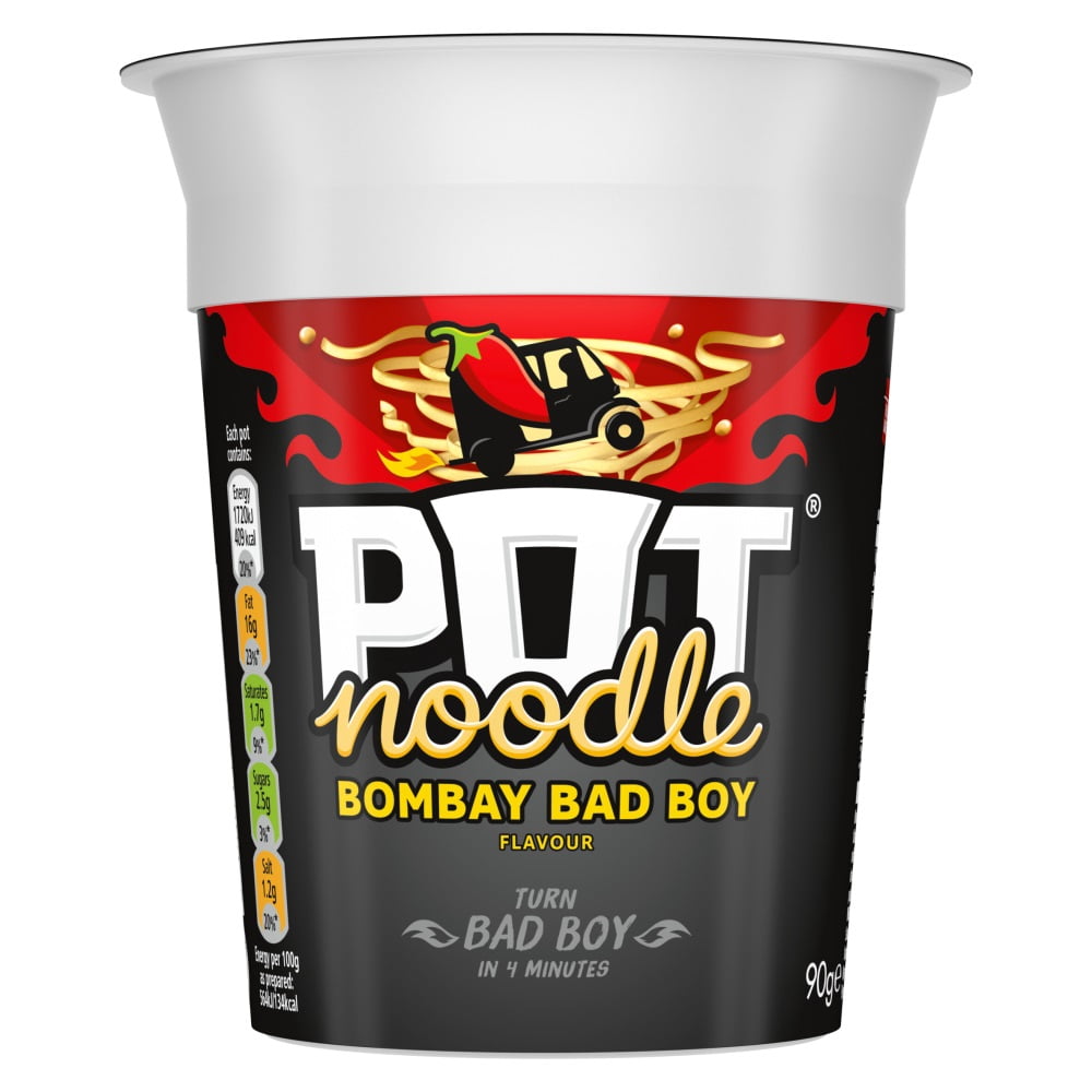 Bombay Bad Boy Pot Noodle (Pack of 12)