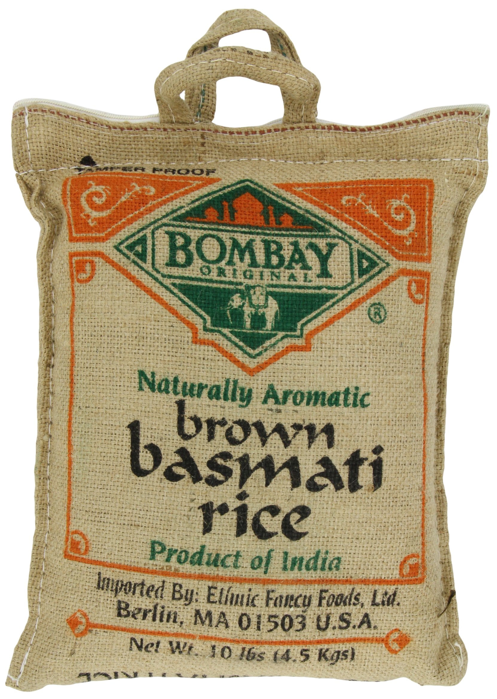 Bombay Basmati Brown Rice 10 lb (Pack Of 2)