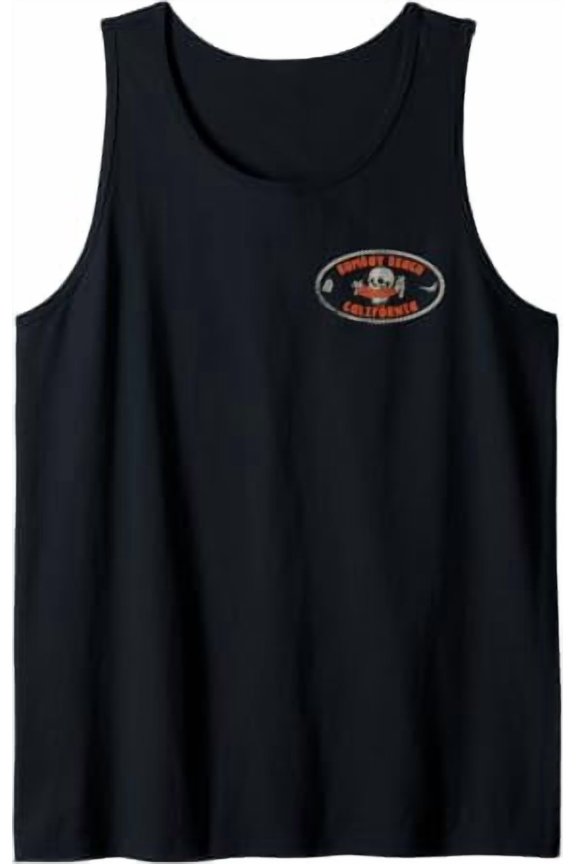 Bombay Beach California Ca Retro Surfer Front And Back Tank Top Size S-3XL