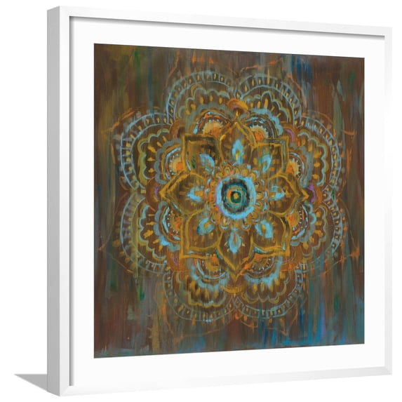 Art.com Bombay Bohemian Art Print by Danhui Nai, White Frame Wall Art, 29" x 29"