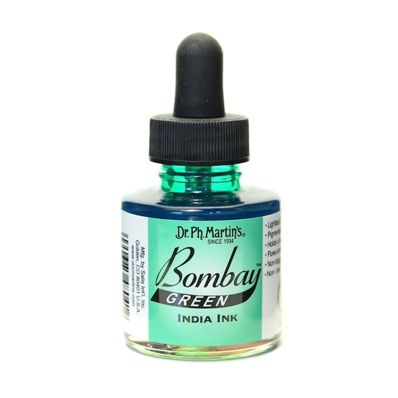 Bombay India Ink 1 oz. green (pack of 4)