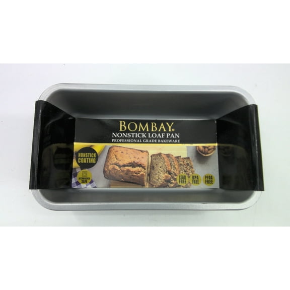 Bombay Non-Stick Loaf Pan (Silver) Professional Grade Bakeware