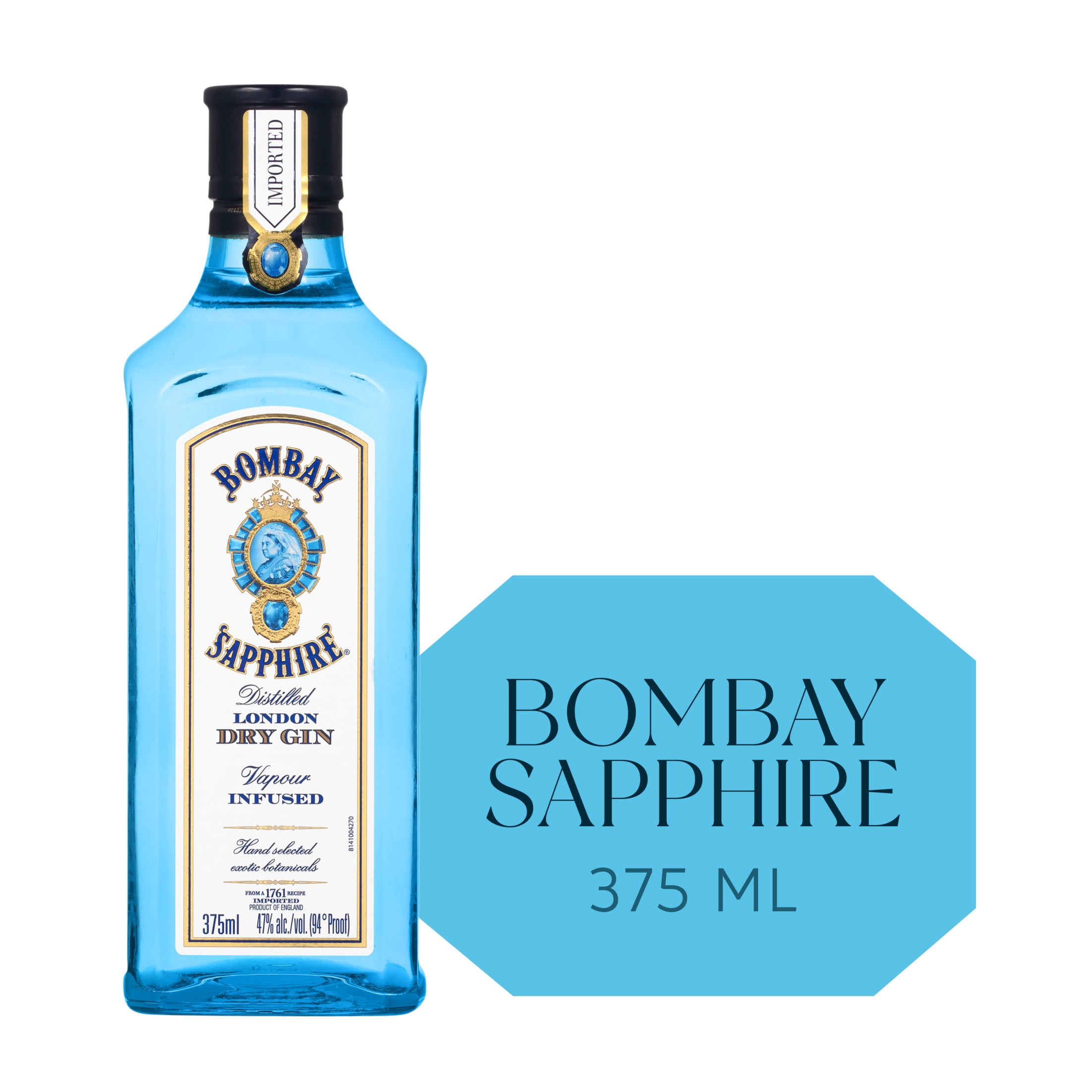 Blue Alcoholic Bottle