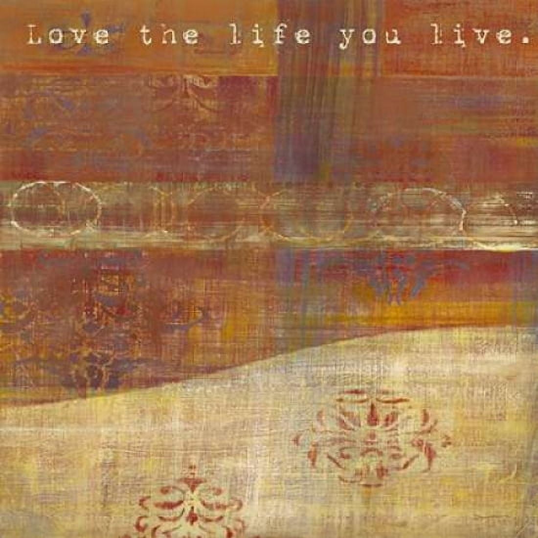Bombay Silk Love Life Canvas Art - Dennis Dascher (24 x 24)