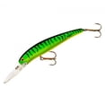 thumbnail image 1 of Bomber 24a 24 Long A Deep Diving Bass Lure BFT BENGAL FIRETIGER Green New, 1 of 2