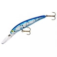thumbnail image 1 of Bomber B24APTL Deep Long A Minnow 3 1/2" 3/8 oz Silver Prism Blue, 1 of 1
