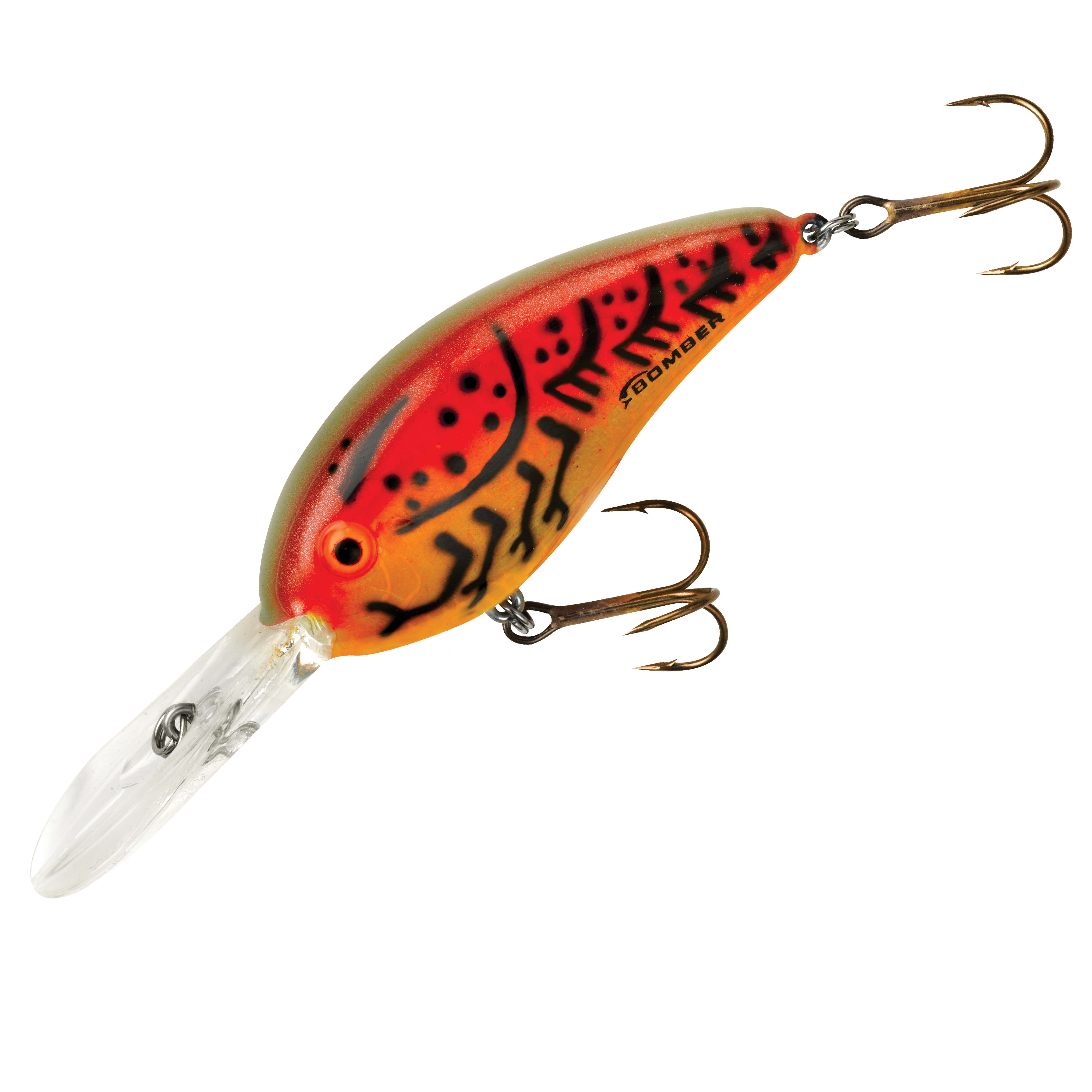 Bomber Fat Free Fingerling Crankbait 2 3/8" D Crawfish 3/8 oz.