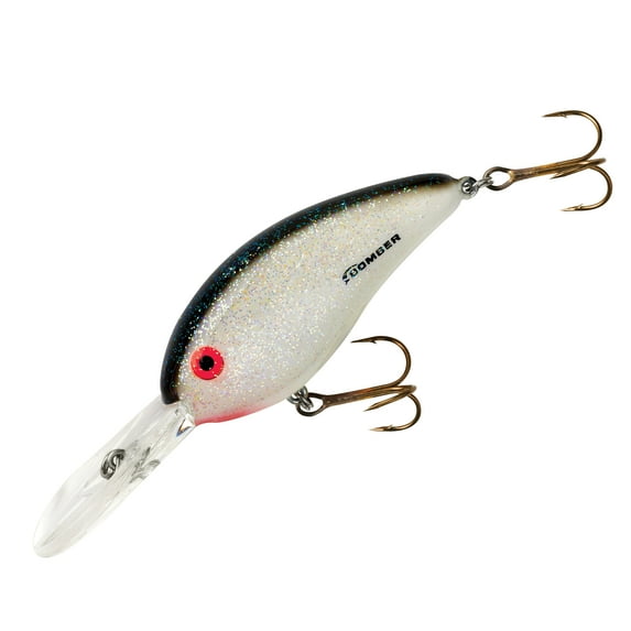 Bomber Fat Free Fingerling Crankbait 2 3/8" Emerald Sparkle 3/8 oz.