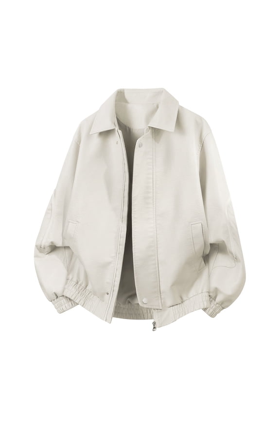 Bomber Flight Jacket | Iconic Fighter Pilot Classic Casual Style Cold Weather Coat Zip-Up Windbreaker for Men