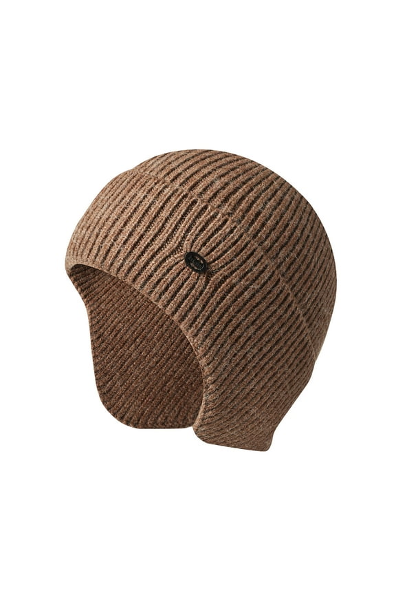 Bomber Hats Visors for Women Winter Hats for Men Women Fleece Lined Soft Warm Knit Hat Ski Stocking Cuffed Cap