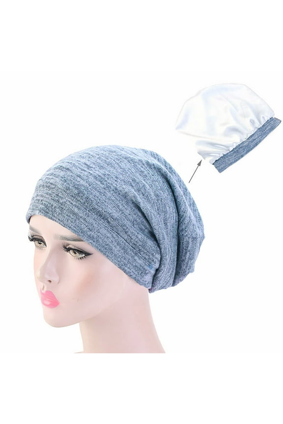 Bomber Hats Visors for Women Women Soft Loose Beanie Cap Lightweight Hipster Hat Summer Breathable Sleeping Cap Thin Chemo Cap
