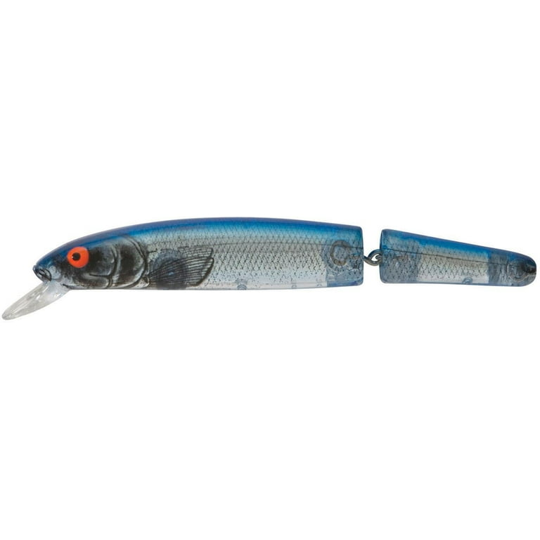 Bomber Heavy Duty Jointed Long A Crankbait 6 Silver Flash Blue Back 1 oz.  